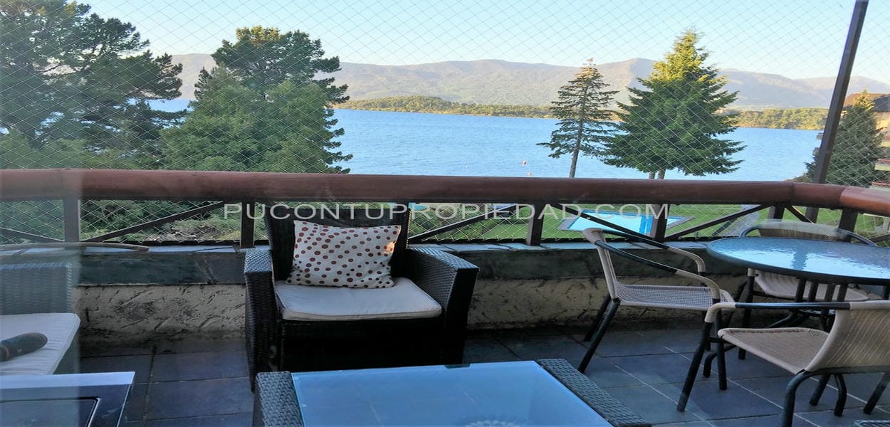 Arriendo departamento Amulafquen 10 pax, orilla lago